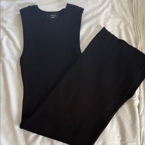 Vici Elegant Black Knit dress